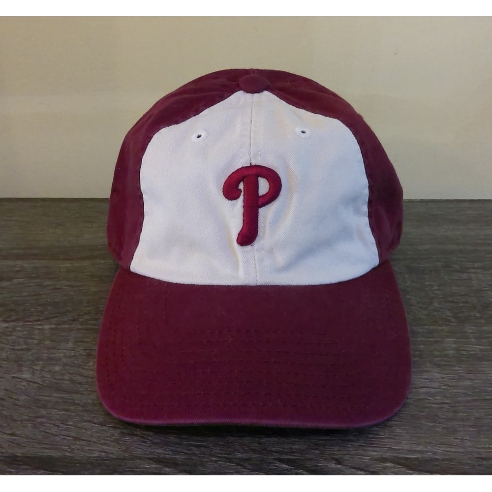 Philadelphia Phillies Hat Cap Maroon White American Needle Cooperstown Strapback